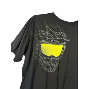 KLIM SHIRT MENS SIZE 3X BLACK SHORT SLEEVE GRAPHIC PRINT